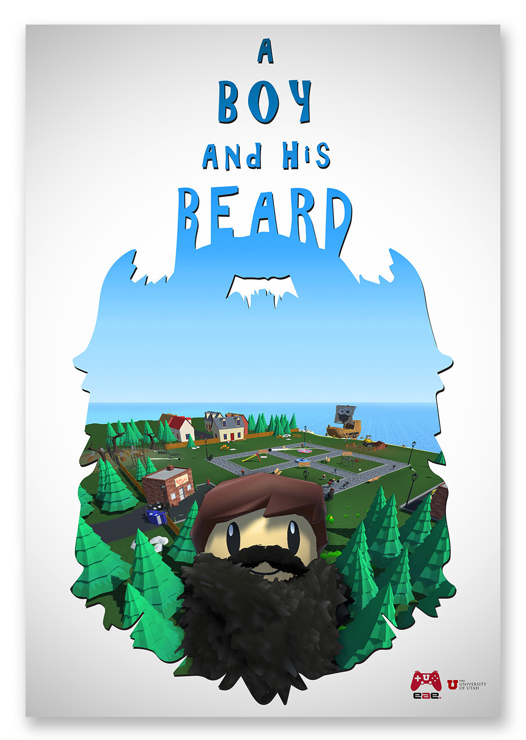 A Boy and His Beard Poster