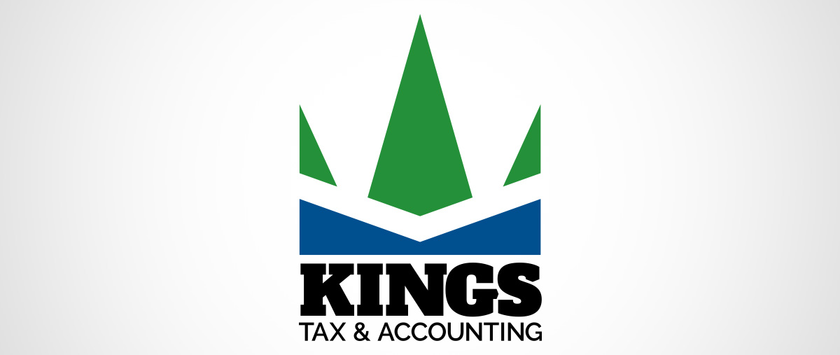 Kings Tax Logo Vertical Arrangement