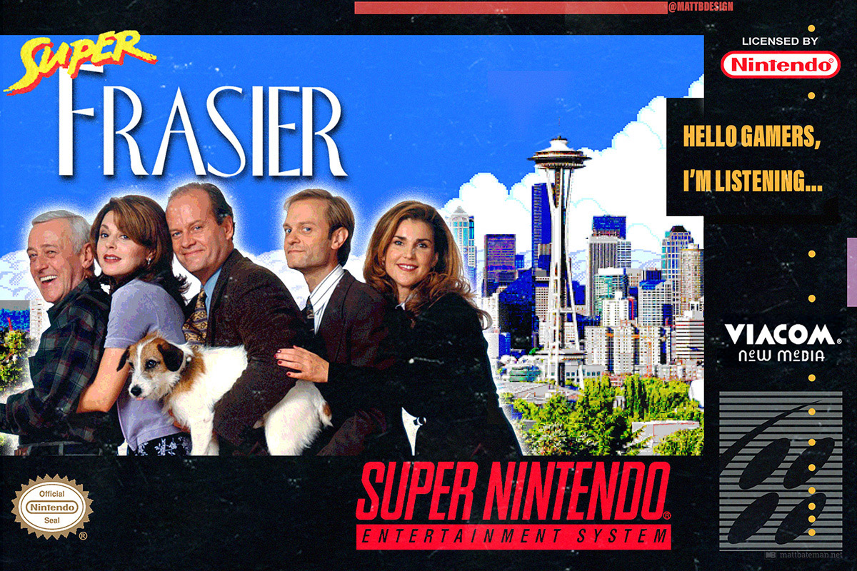 Alternate Frasier SNES Cover