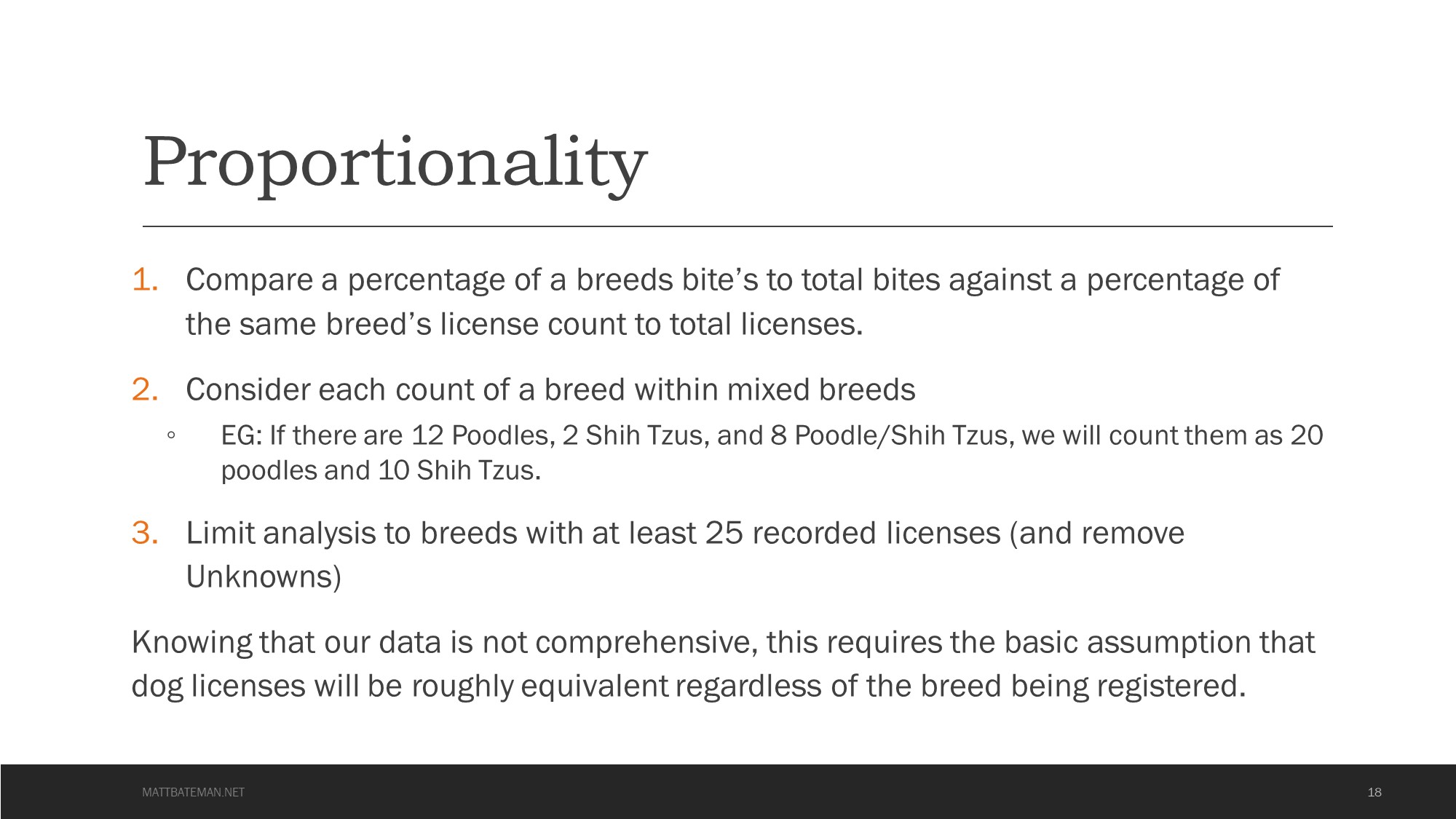 Proportionality - Steps