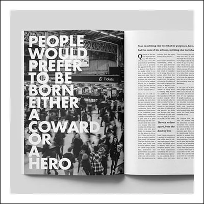 Print & Layout Text Example