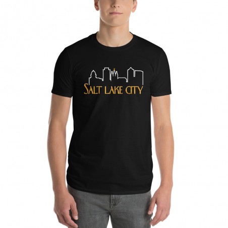 Salt Lake City Skyline - Short-Sleeve T-Shirt