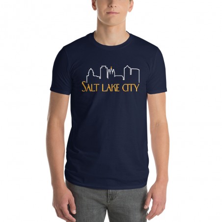 Salt Lake City Skyline - Short-Sleeve T-Shirt