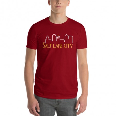 Salt Lake City Skyline - Short-Sleeve T-Shirt