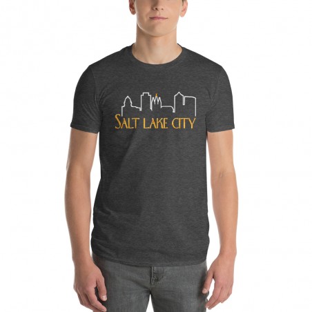 Salt Lake City Skyline - Short-Sleeve T-Shirt