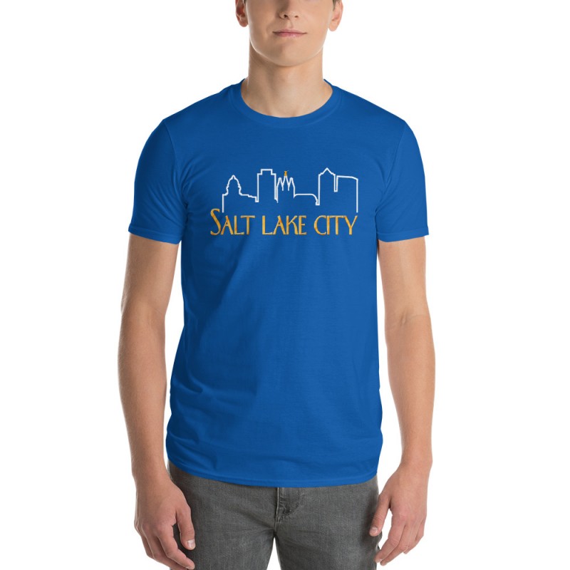 Salt Lake City Skyline - Short-Sleeve T-Shirt
