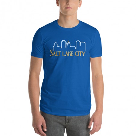 Salt Lake City Skyline - Short-Sleeve T-Shirt