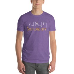 Salt Lake City Skyline - Short-Sleeve T-Shirt