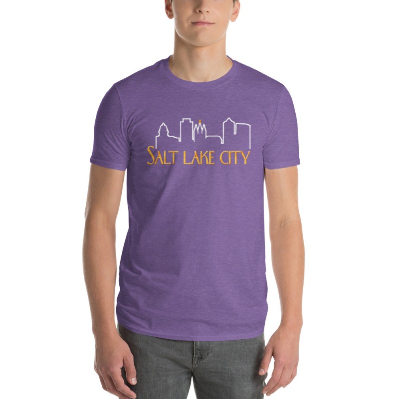 Salt Lake City Skyline - Short-Sleeve T-Shirt
