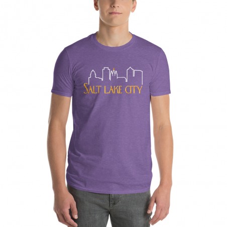 Salt Lake City Skyline - Short-Sleeve T-Shirt