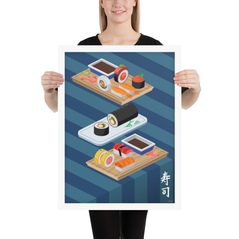 Isometric Sushi - Poster Prints