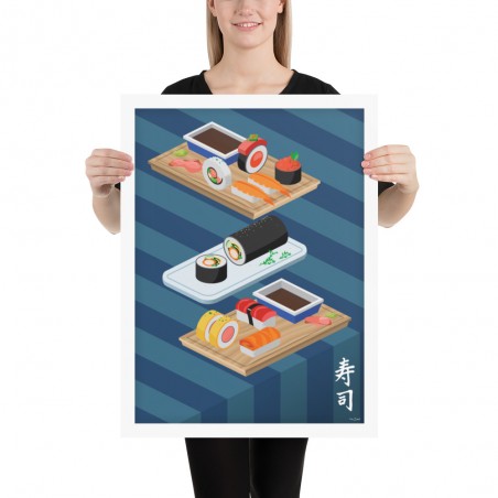 Isometric Sushi - Poster Prints