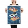 Isometric Sushi - Poster Prints
