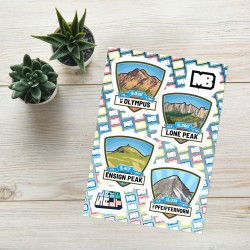 Summit Stickers Sheet - Mt....
