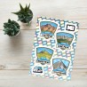 Summit Stickers Sheet - Mt. Olympus, Lone Peak, Ensign Peak, the Pfeifferhorn - 2¾"