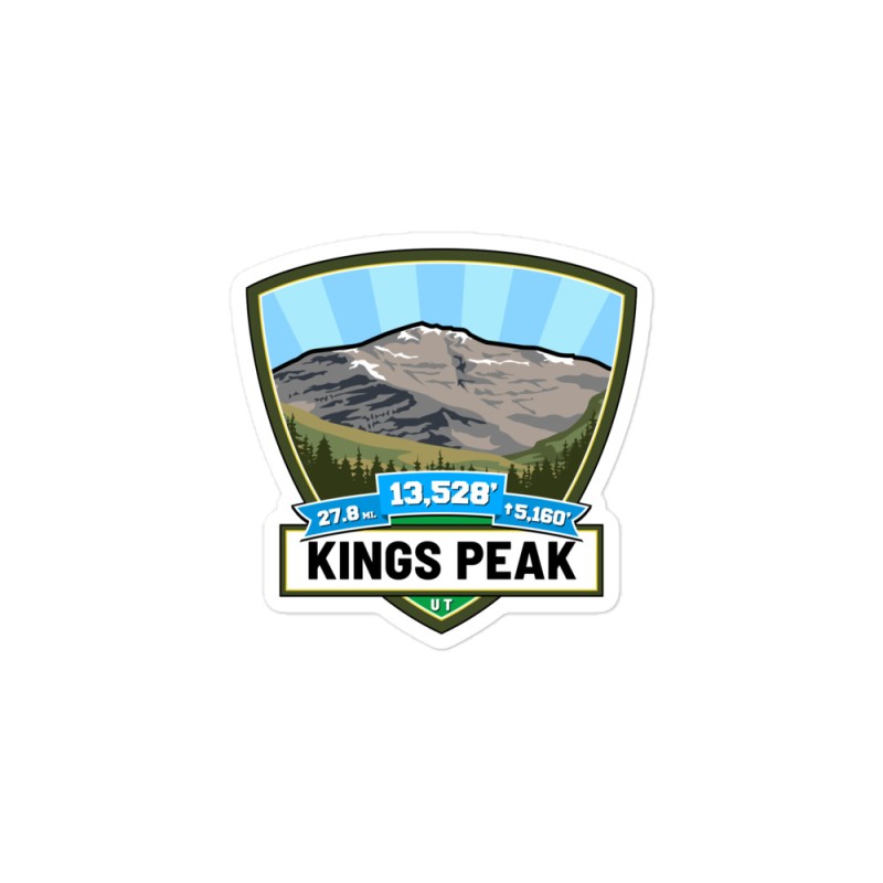 Kings Peak UT - Summit Stickers Series