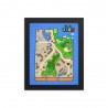 Super Utah - Wood Framed poster